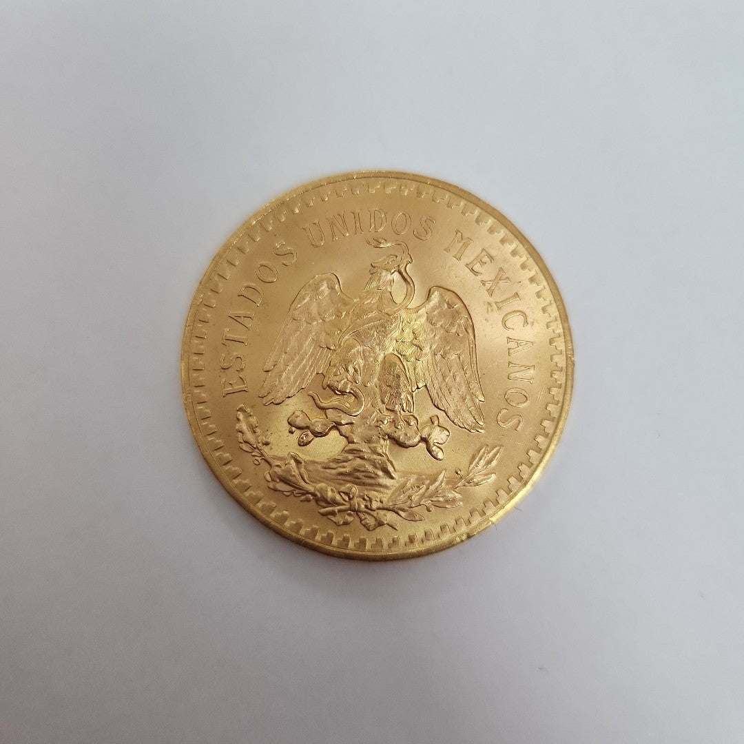 K1 41,60 GRMS 21 K IDENTIFICACIÓN MONEDA NOMINATIVA MONEDAS PESOS 50 PESOS (SEMINUEVO)