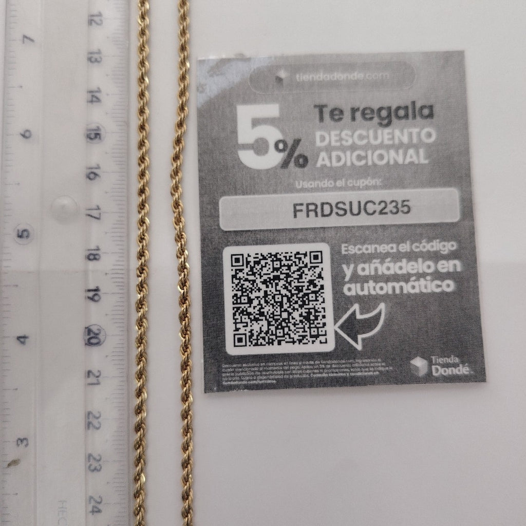 CADENA ORO 14 K 15.8 GRMS (SEMINUEVO)