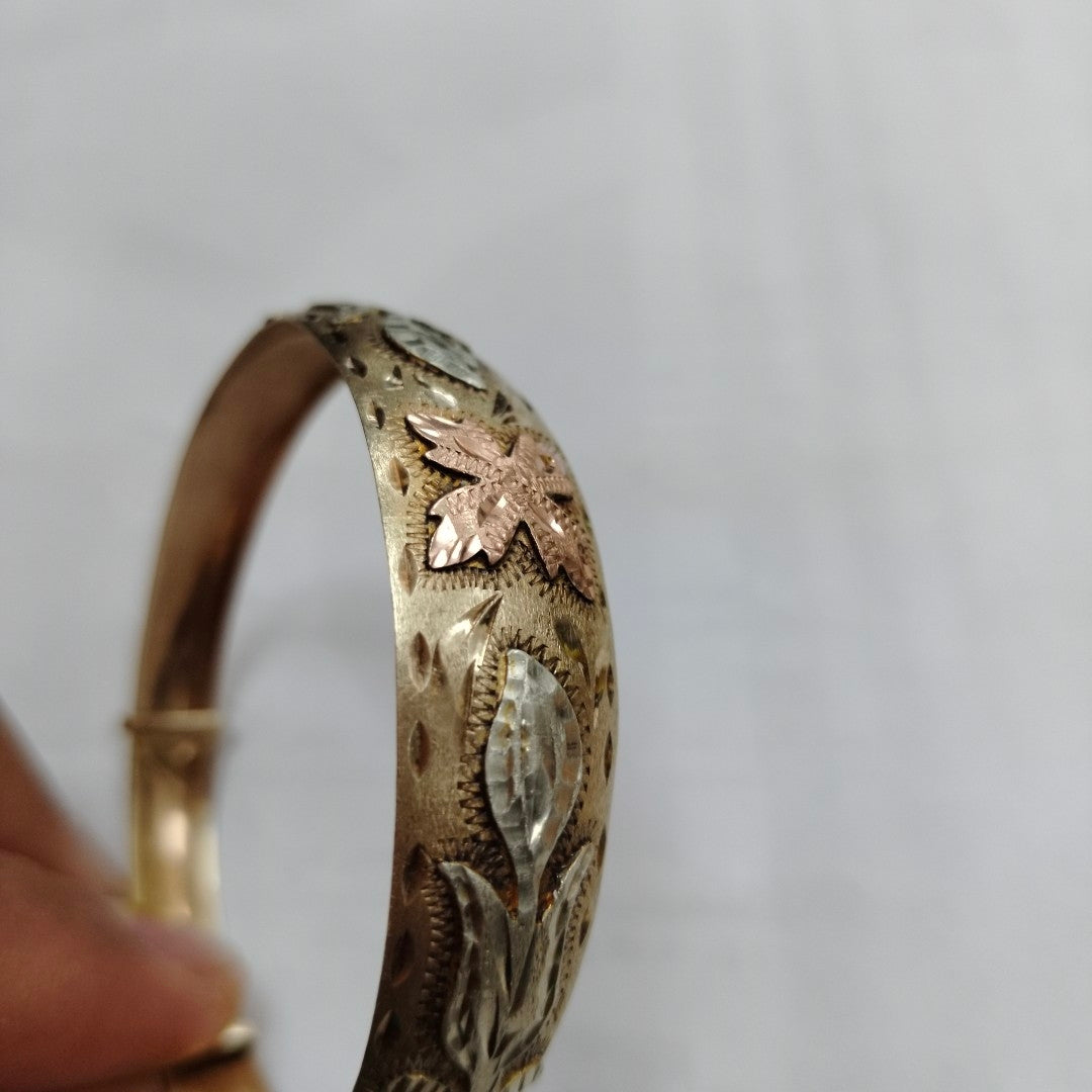 PULSERA RIGIDA ORO 10 K 10,60 GRMS (SEMINUEVO)