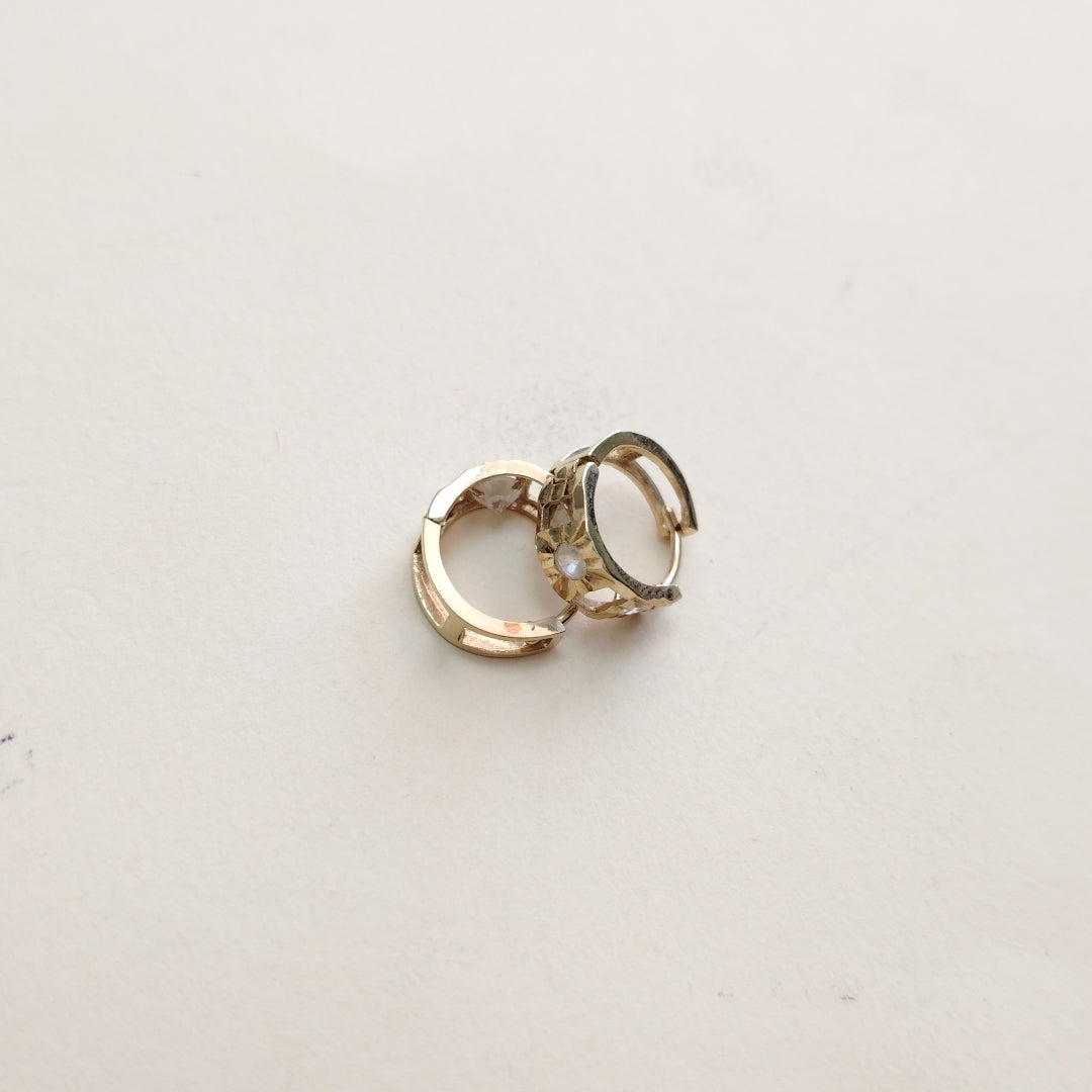 ARETES PAR ORO 10 K 1.8 GRMS (SEMINUEVO)