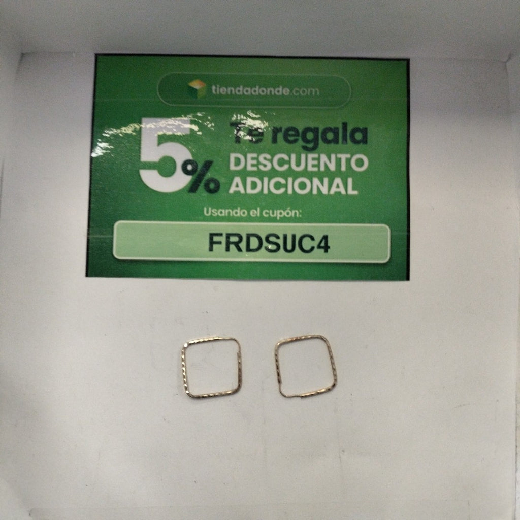 ARRACADAS PAR ORO 14 K 0,80 GRMS (SEMINUEVO)