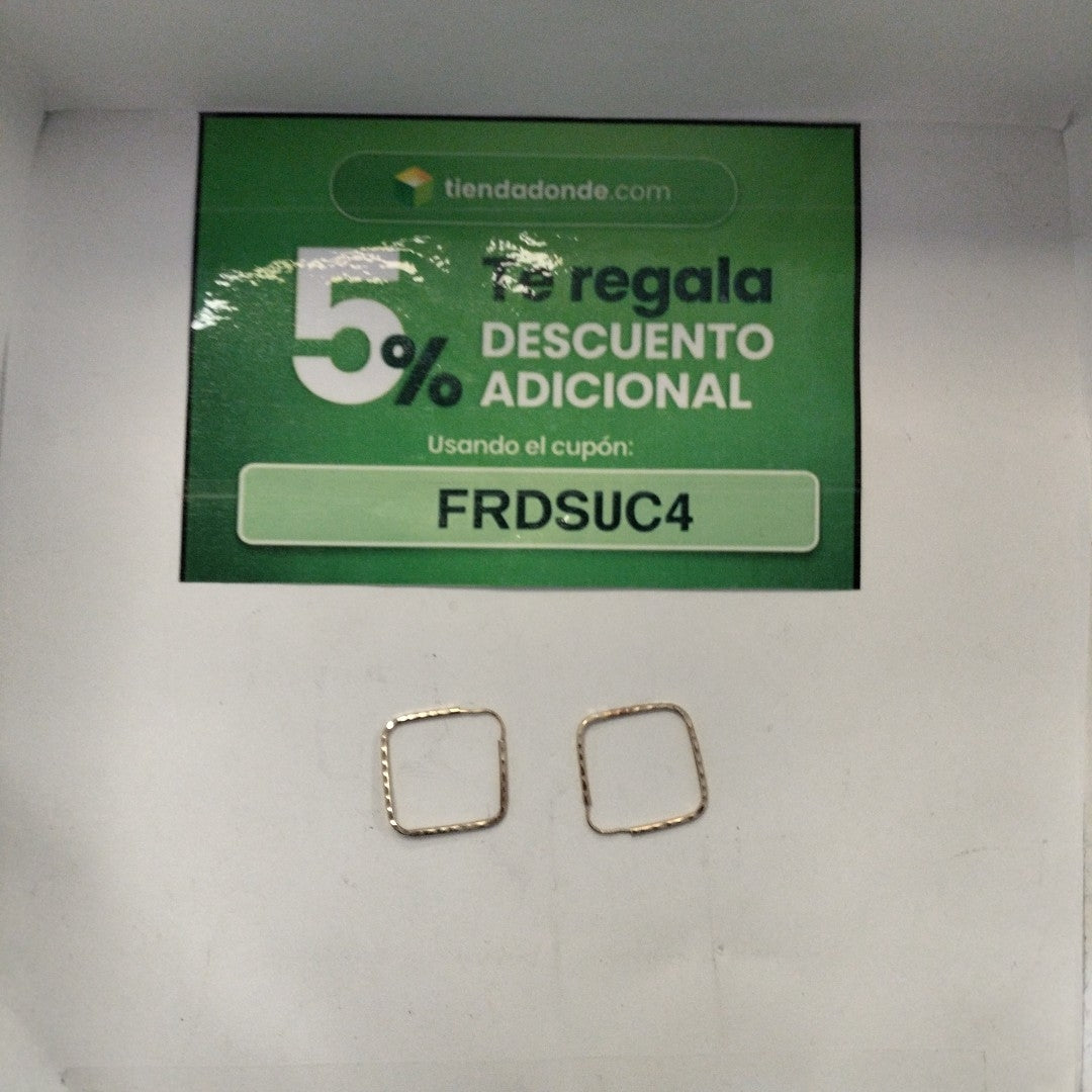 ARRACADAS PAR ORO 14 K 0,80 GRMS (SEMINUEVO)