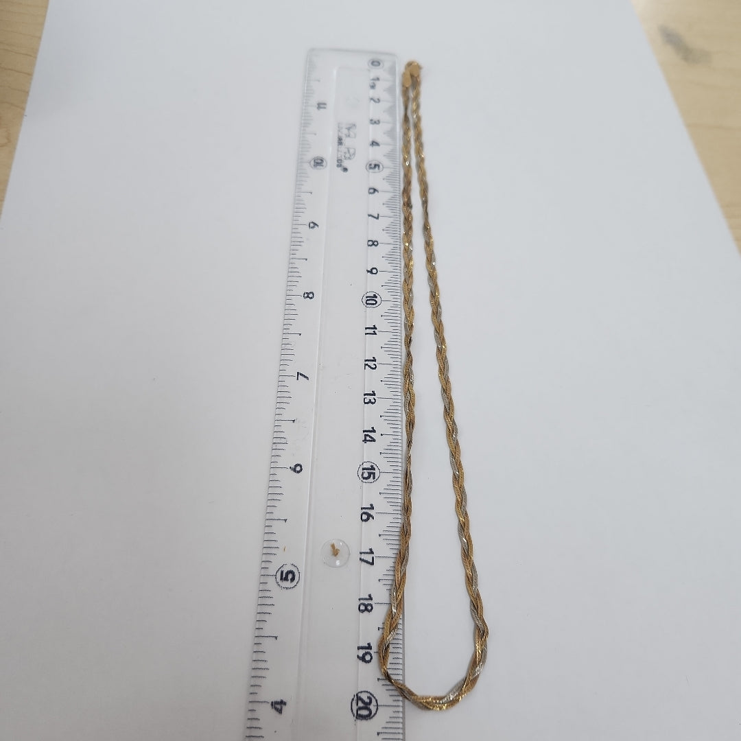 CADENA ORO COMBINADO 14 K 3.8 GRMS (SEMINUEVO)