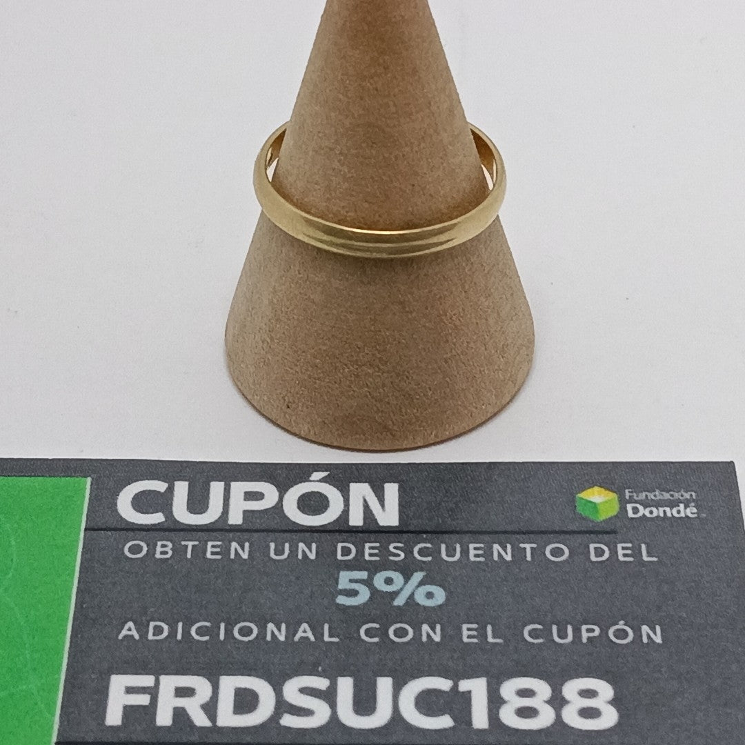 ARGOLLA ORO 14 K 1.3 GRMS (SEMINUEVO)