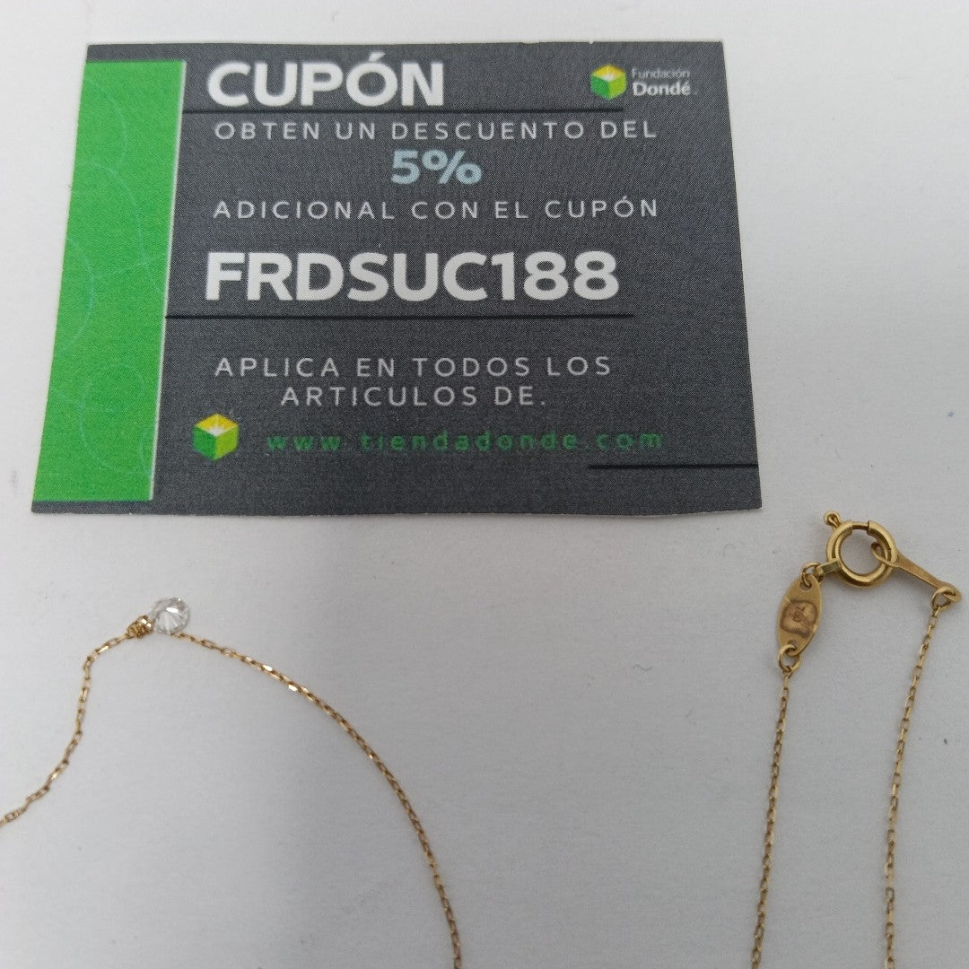 CADENA ORO 18 K 0.6 GRMS (SEMINUEVO)