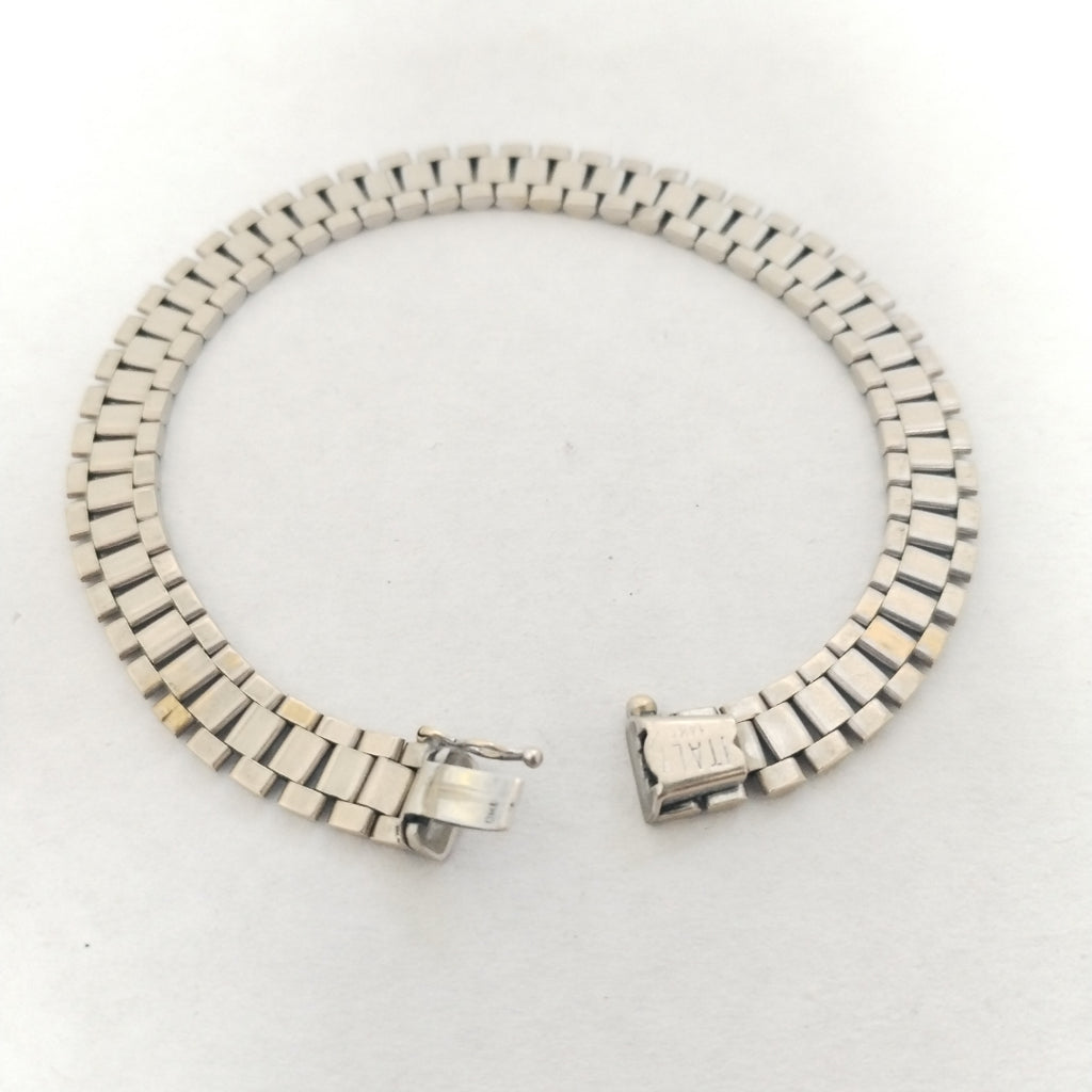 PULSERA ORO BLANCO 14 K 24.3 GRMS (SEMINUEVO)