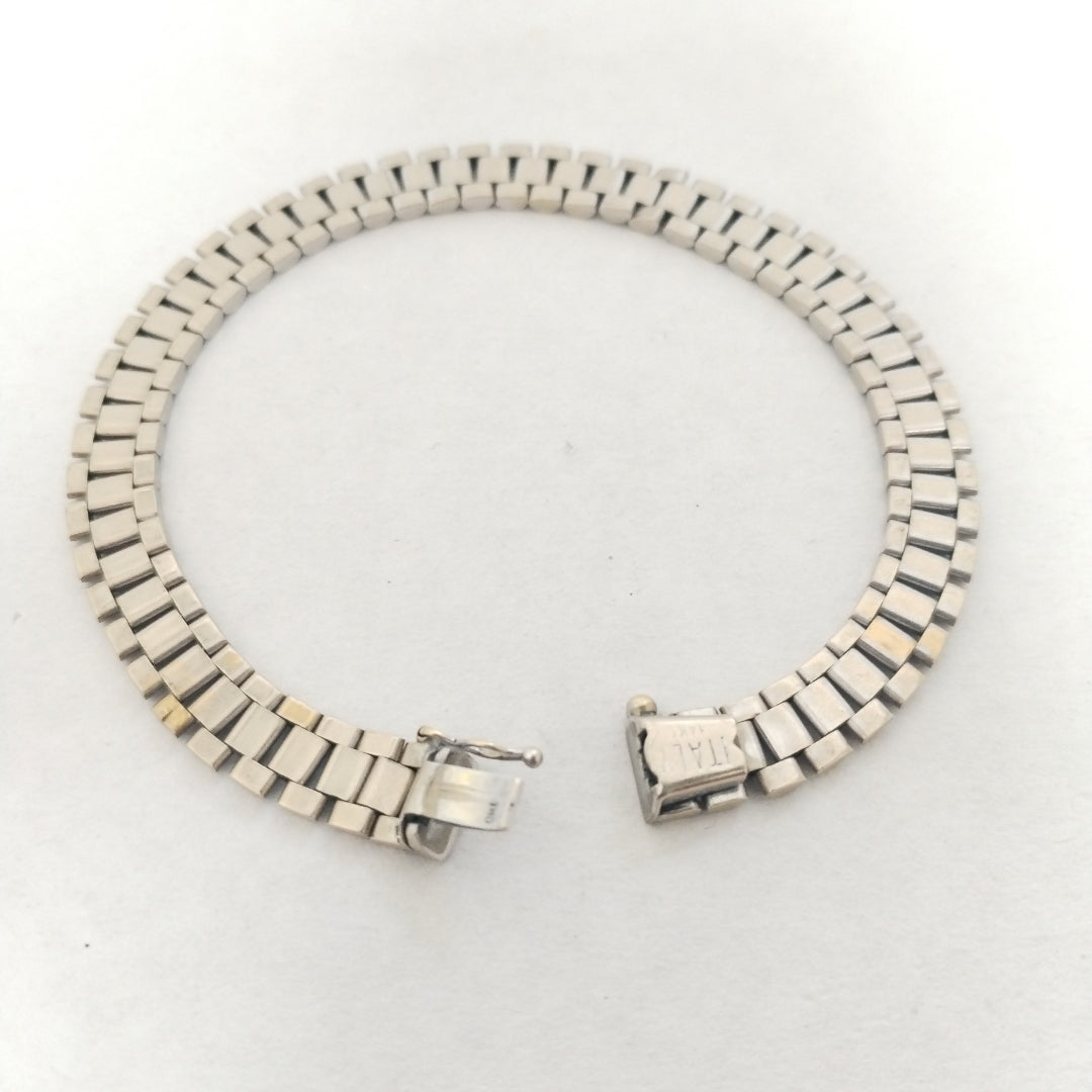 PULSERA ORO BLANCO 14 K 24.3 GRMS (SEMINUEVO)