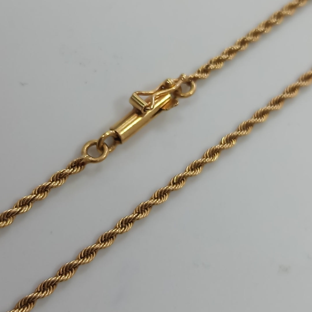 CADENA ORO 14 K 6.7 GRMS (SEMINUEVO)