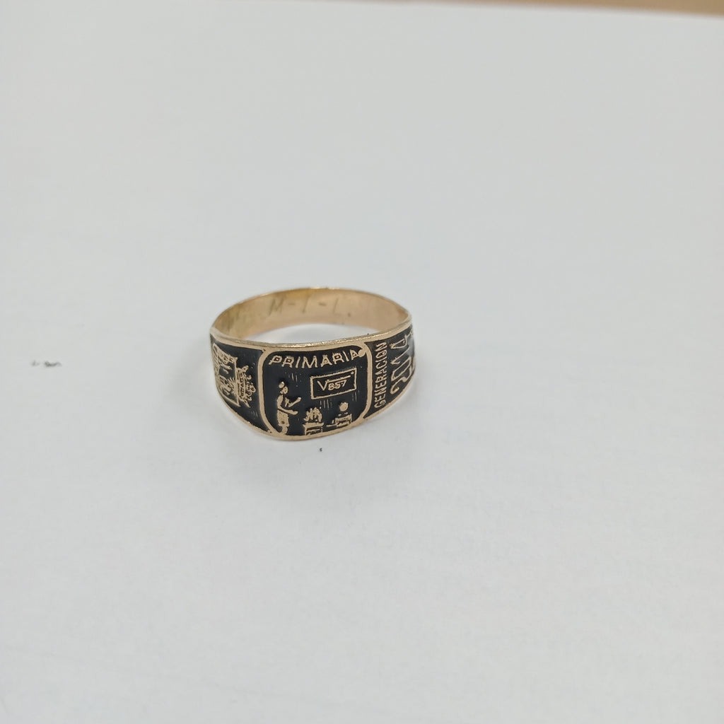ANILLO DE GRADUACIÓN ORO 8 K 1.8 GRMS (SEMINUEVO)