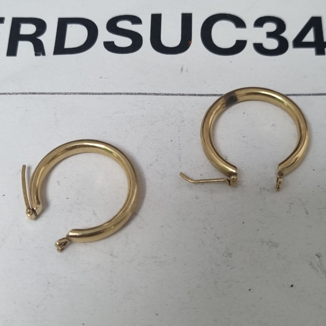 ARRACADAS PAR ORO 14 K 3.4 GRMS (SEMINUEVO)