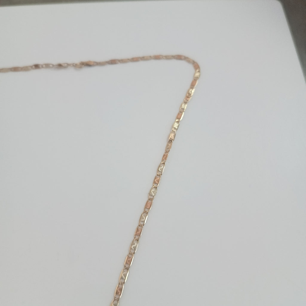 CADENA ORO COMBINADO 10 K 3.6 GRMS (SEMINUEVO)