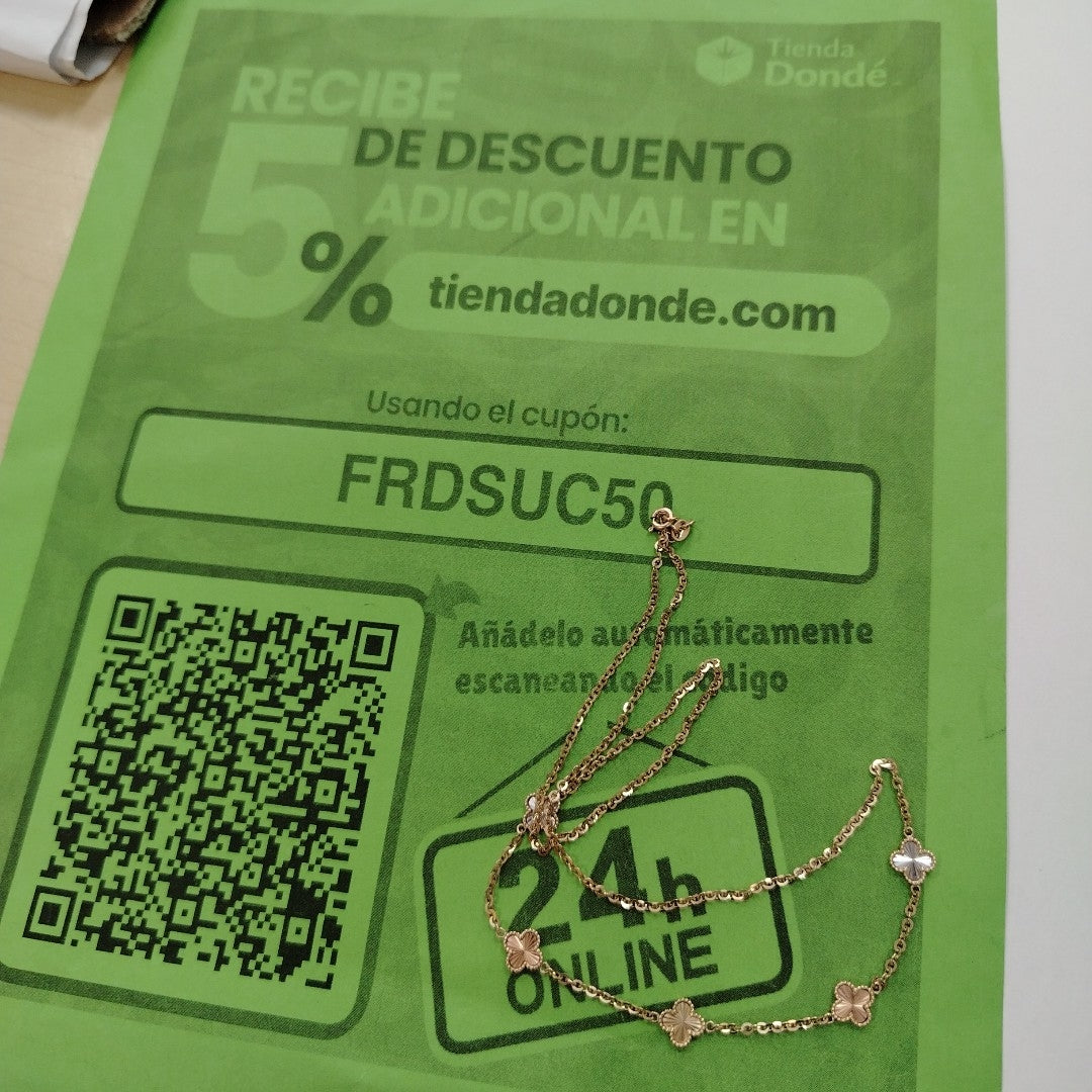 GARGANTILLA ORO 10 K 4,50 GRMS (SEMINUEVO)