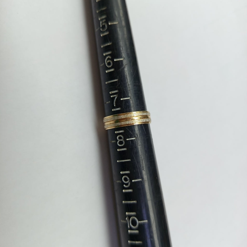 ARGOLLA ORO, RODIADO 14 K 2.7 GRMS (SEMINUEVO)