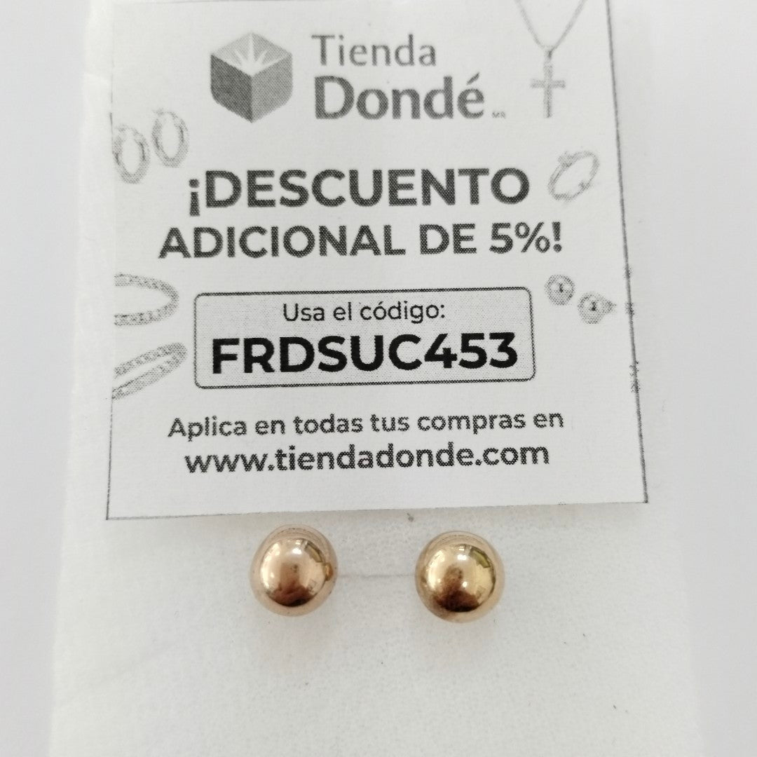 BROQUELES PAR ORO 10 K 0.6 GRMS (SEMINUEVO)