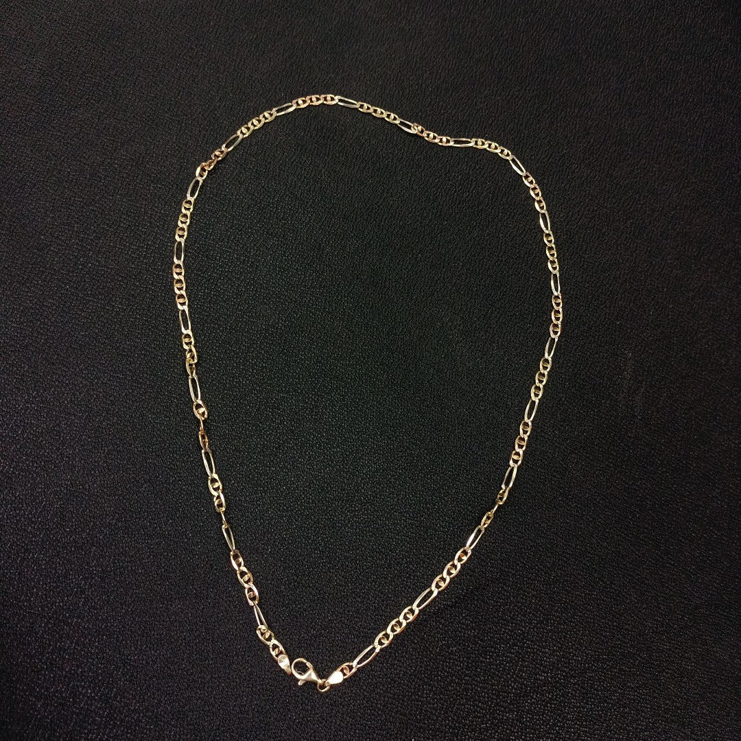 CADENA ORO COMBINADO 14 K 12,70 GRMS (SEMINUEVO)