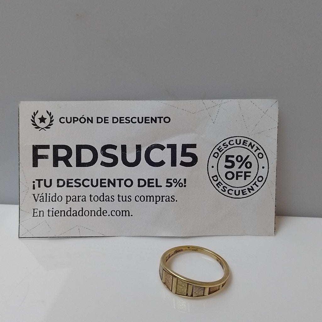 ANILLITO ORO, ORO COMBINADO 10 K 2.8 GRMS (SEMINUEVO)