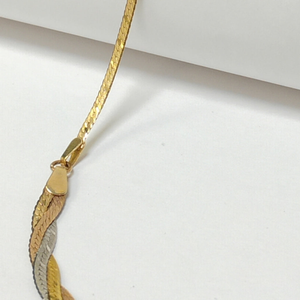 GARGANTILLA ORO,ORO COMBINADO 14 K 4,20 GRMS (SEMINUEVO)