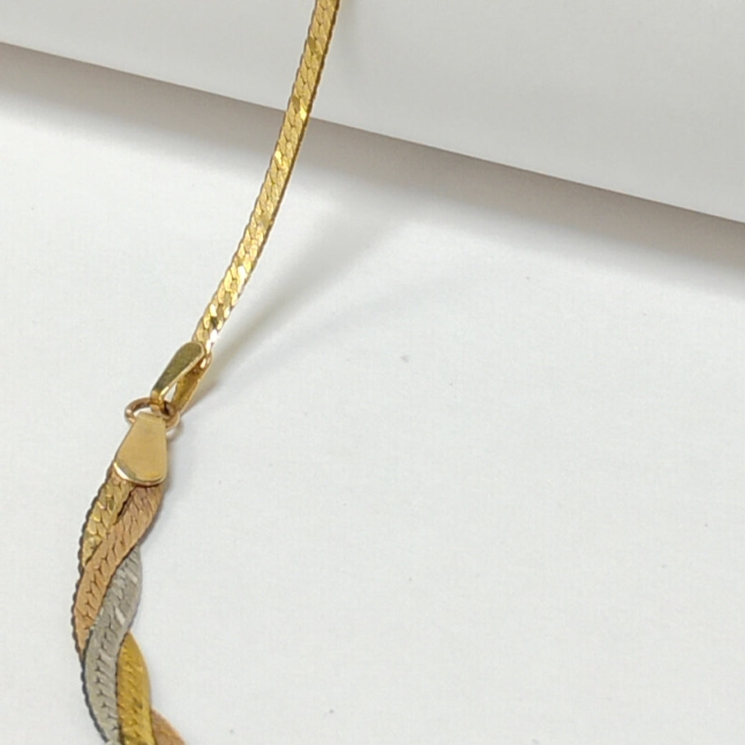 GARGANTILLA ORO,ORO COMBINADO 14 K 4,20 GRMS (SEMINUEVO)