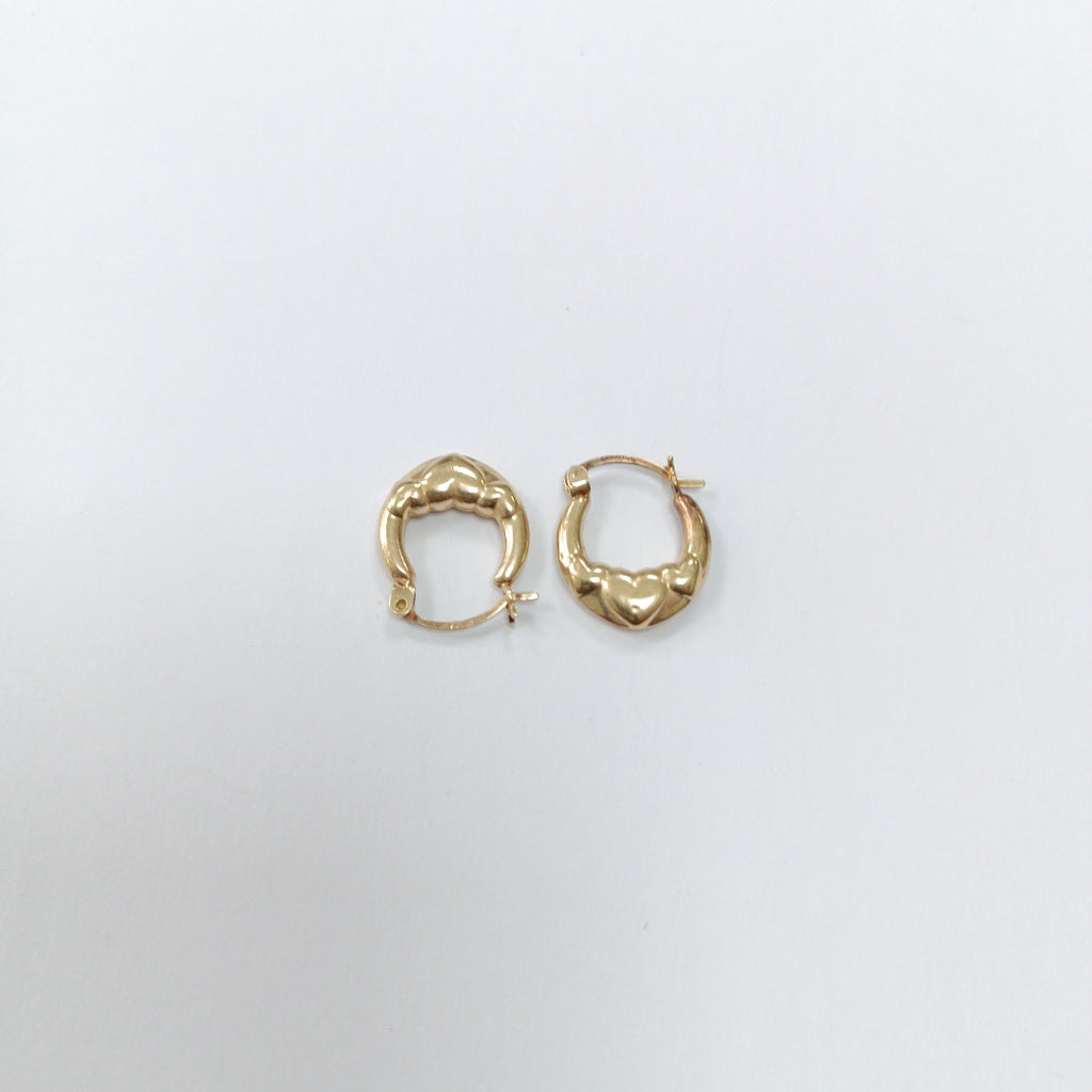 ARRACADAS PAR ORO 8 K 1.2 GRMS (SEMINUEVO)