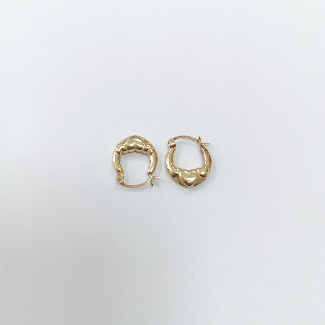 ARRACADAS PAR ORO 8 K 1.2 GRMS (SEMINUEVO)