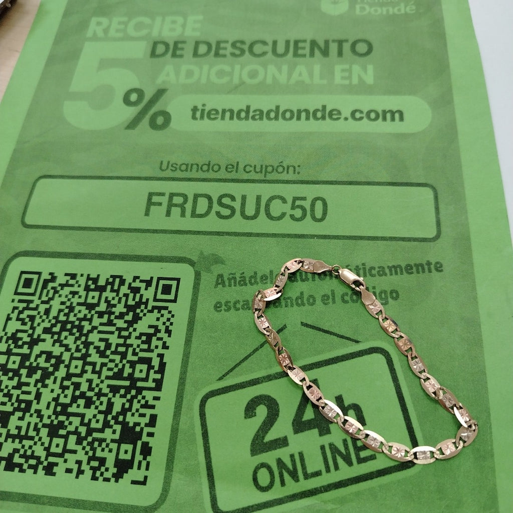 PULSERA ORO 14 K 5.6 GRMS (SEMINUEVO)