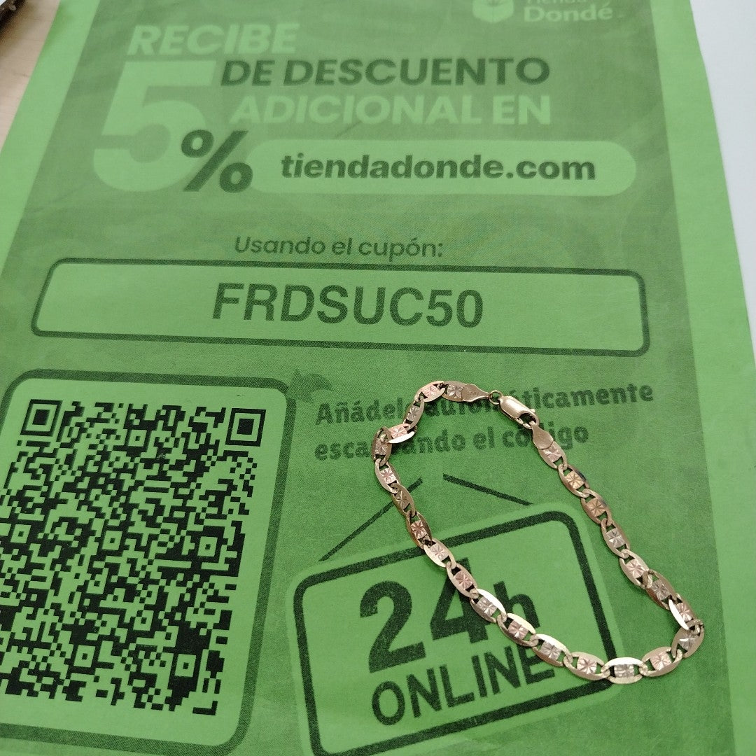 PULSERA ORO 14 K 5.6 GRMS (SEMINUEVO)