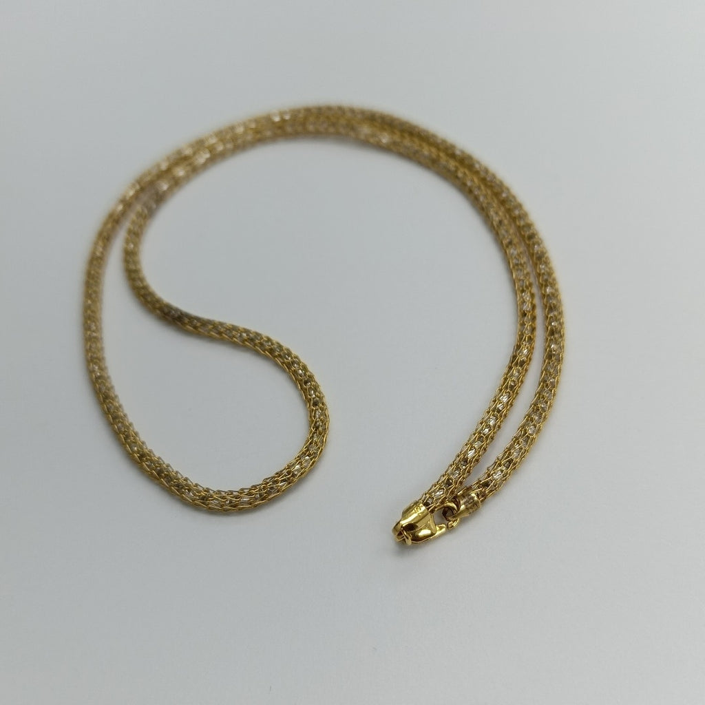 GARGANTILLA ORO,ORO BLANCO 18 K 11,80 GRMS (SEMINUEVO)