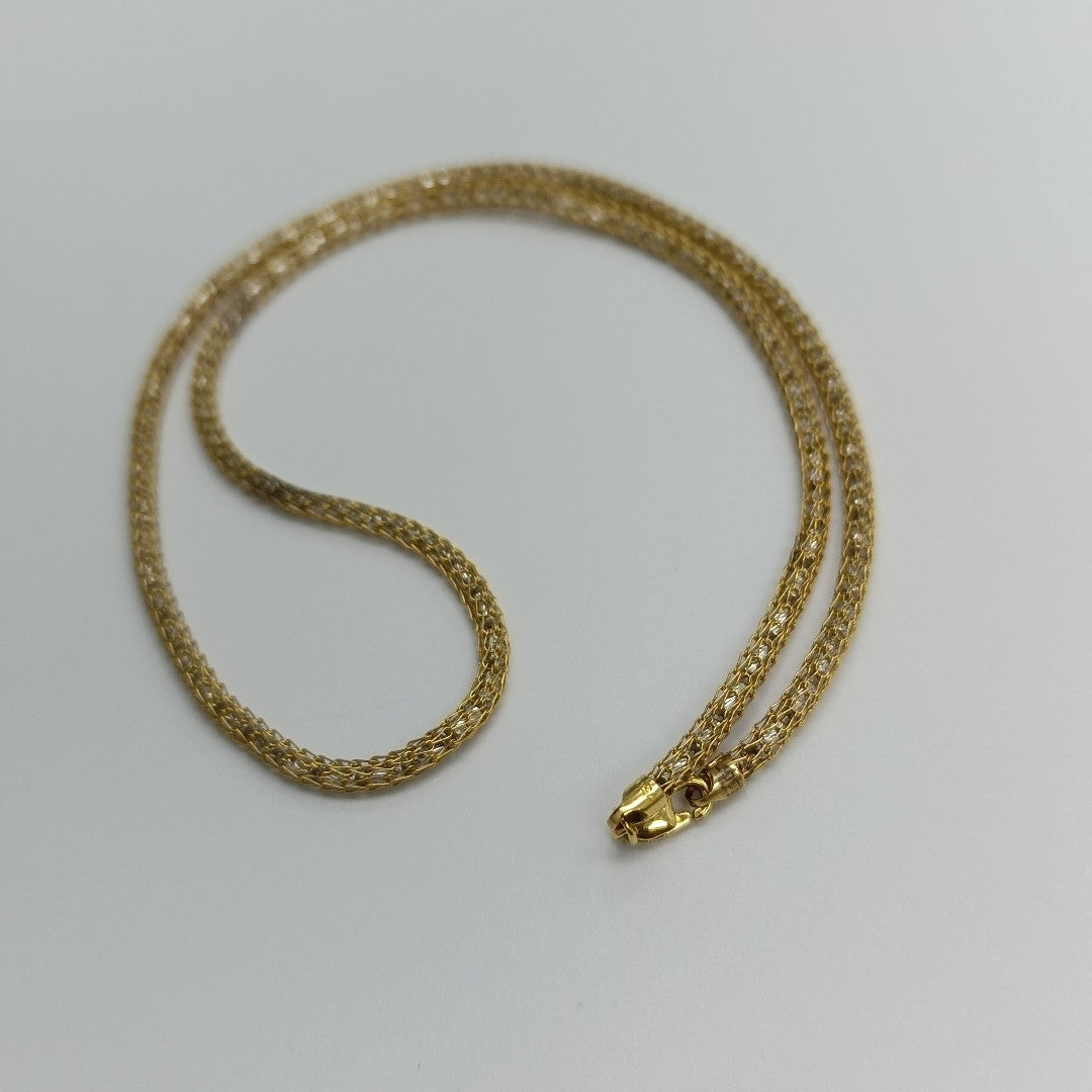 GARGANTILLA ORO,ORO BLANCO 18 K 11,80 GRMS (SEMINUEVO)