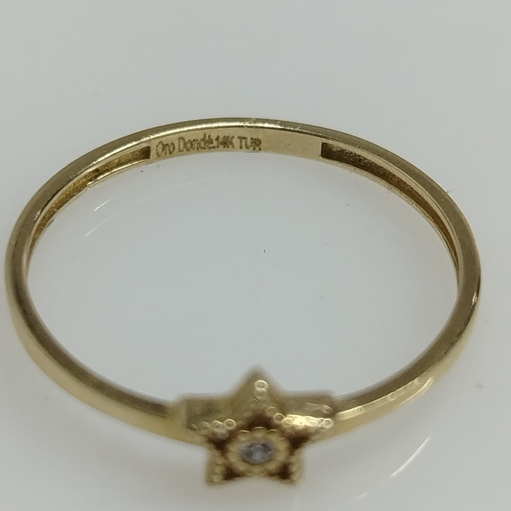 ANILLOS DAMA ORO 14K 0.8 (NUEVO)