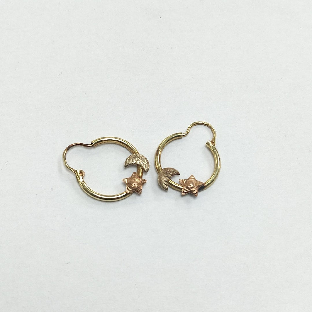 ARRACADAS PAR ORO 10 K 1,50 GRMS (SEMINUEVO)