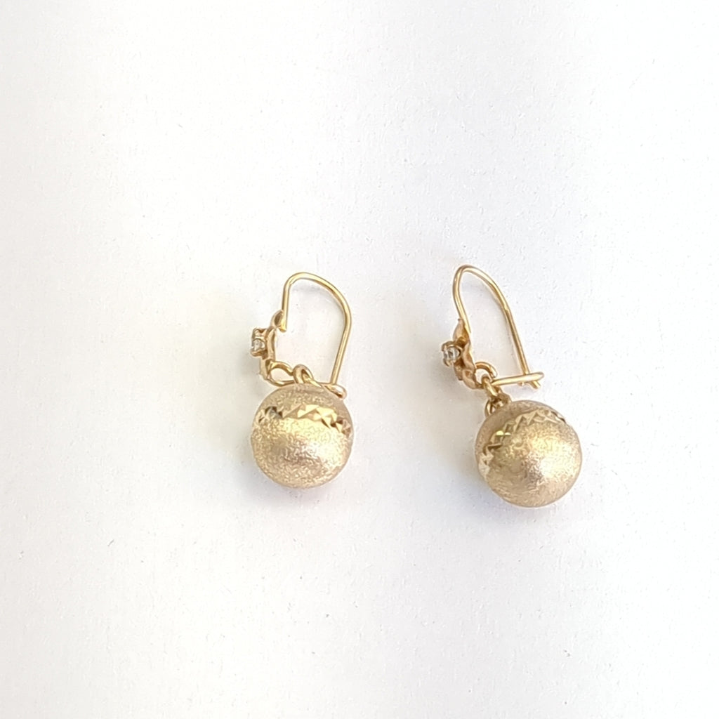 ARETES PAR ORO 8 K 2,70 GRMS (SEMINUEVO)