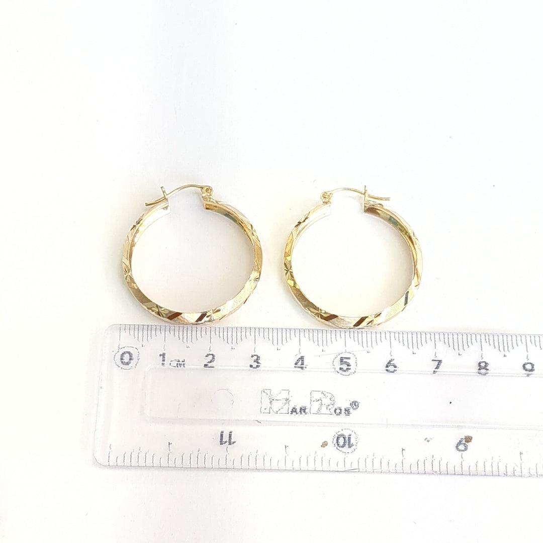 ARRACADAS PAR ORO 10 K 3,80 GRMS (SEMINUEVO)