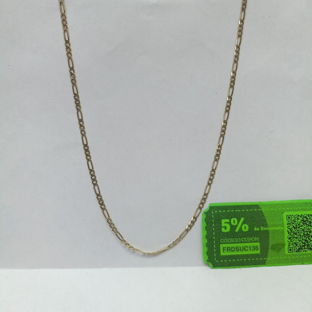 CADENA ORO, RODIADO 10 K 4.3 GRMS (SEMINUEVO)