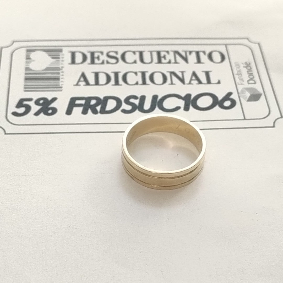 ARGOLLA ORO 10 K 4.8 GRMS (SEMINUEVO)
