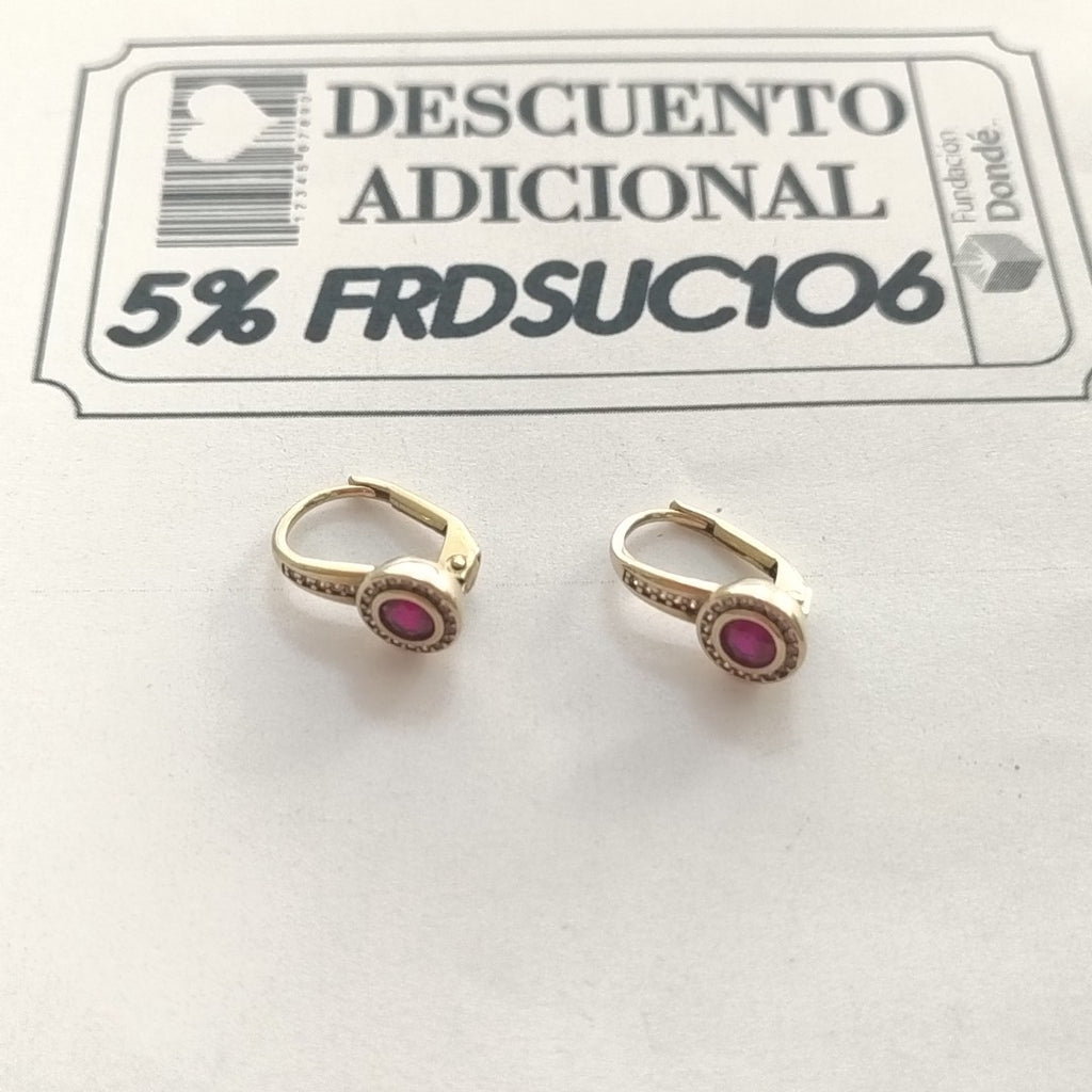 ARETES PAR ORO 10 K 2.7 GRMS (SEMINUEVO)