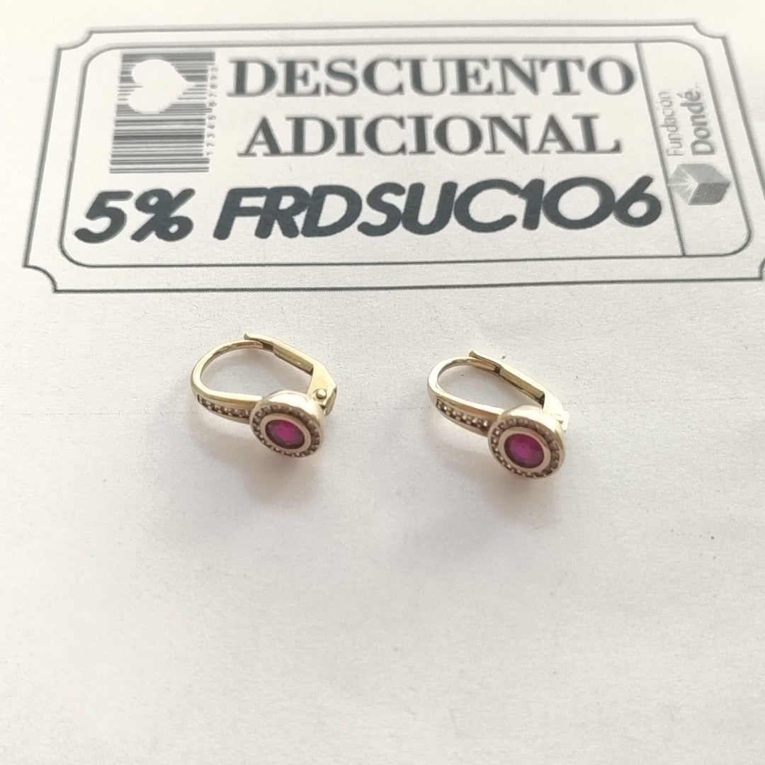 ARETES PAR ORO 10 K 2.7 GRMS (SEMINUEVO)