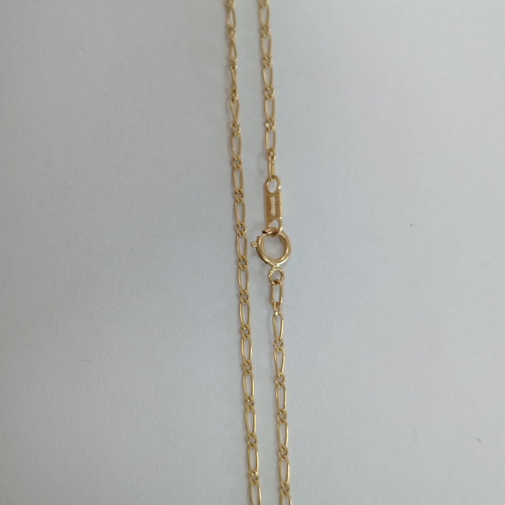 CADENA, CRUCIFIJO ORO 14 K 3.1 GRMS (SEMINUEVO)