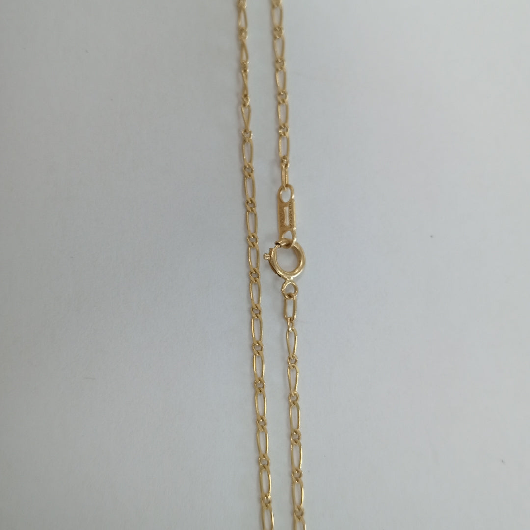 CADENA, CRUCIFIJO ORO 14 K 3.1 GRMS (SEMINUEVO)
