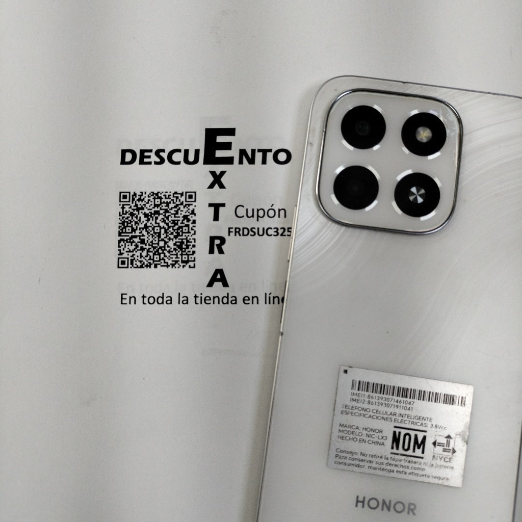 CELULAR HONOR X6C NIC-LX3 (2025) 256 GB 6 GB RAM (SEMINUEVO)