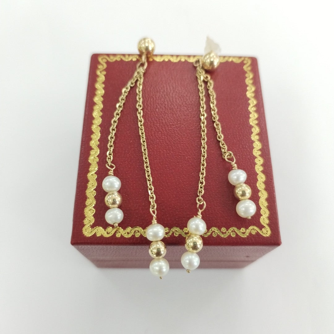 BROQUELES PAR ORO 14 K 2 GRMS (SEMINUEVO)