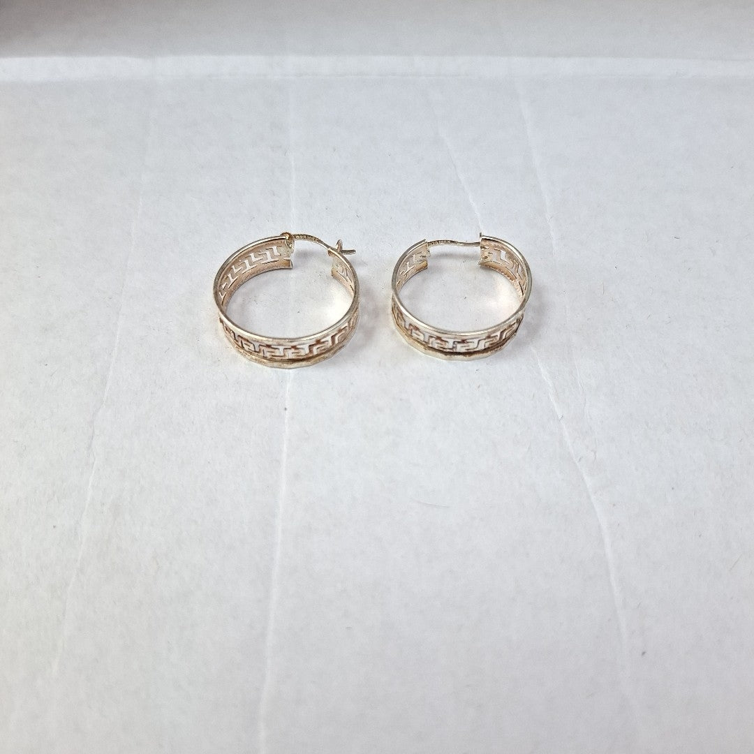 ARRACADAS PAR PLATA 12.8 GRMS (SEMINUEVO)