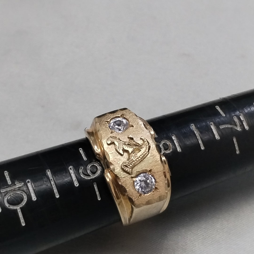 ANILLO ORO 10 K 9,80 GRMS (SEMINUEVO)