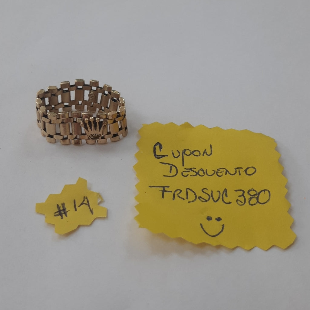 ANILLO ORO 14 K 4,60 GRMS (SEMINUEVO)