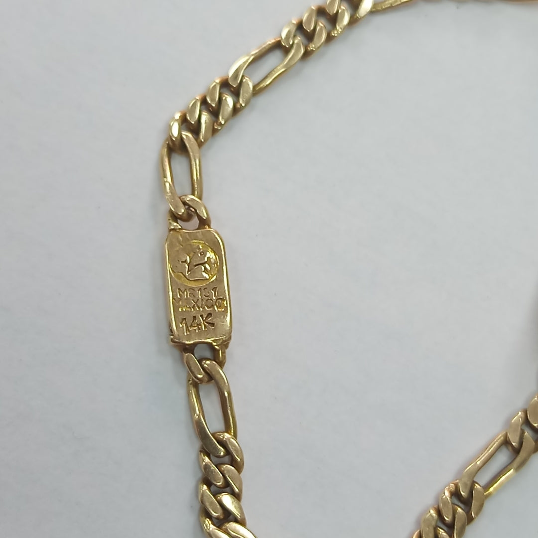 ESCLAVA ORO 14 K 7.8 GRMS (SEMINUEVO)