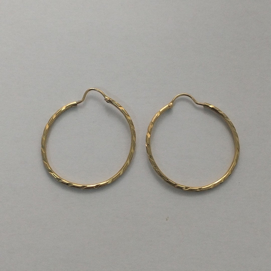 ARRACADAS PAR ORO 14 K 1.5 GRMS (SEMINUEVO)