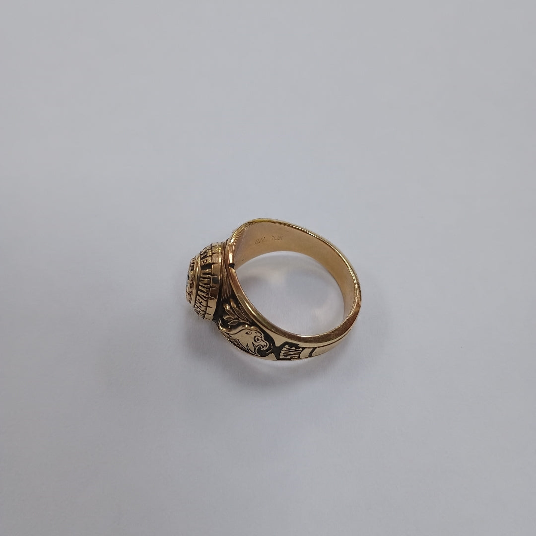 ANILLO DE GRADUACIÓN ORO 10 K 9,30 GRMS (SEMINUEVO)
