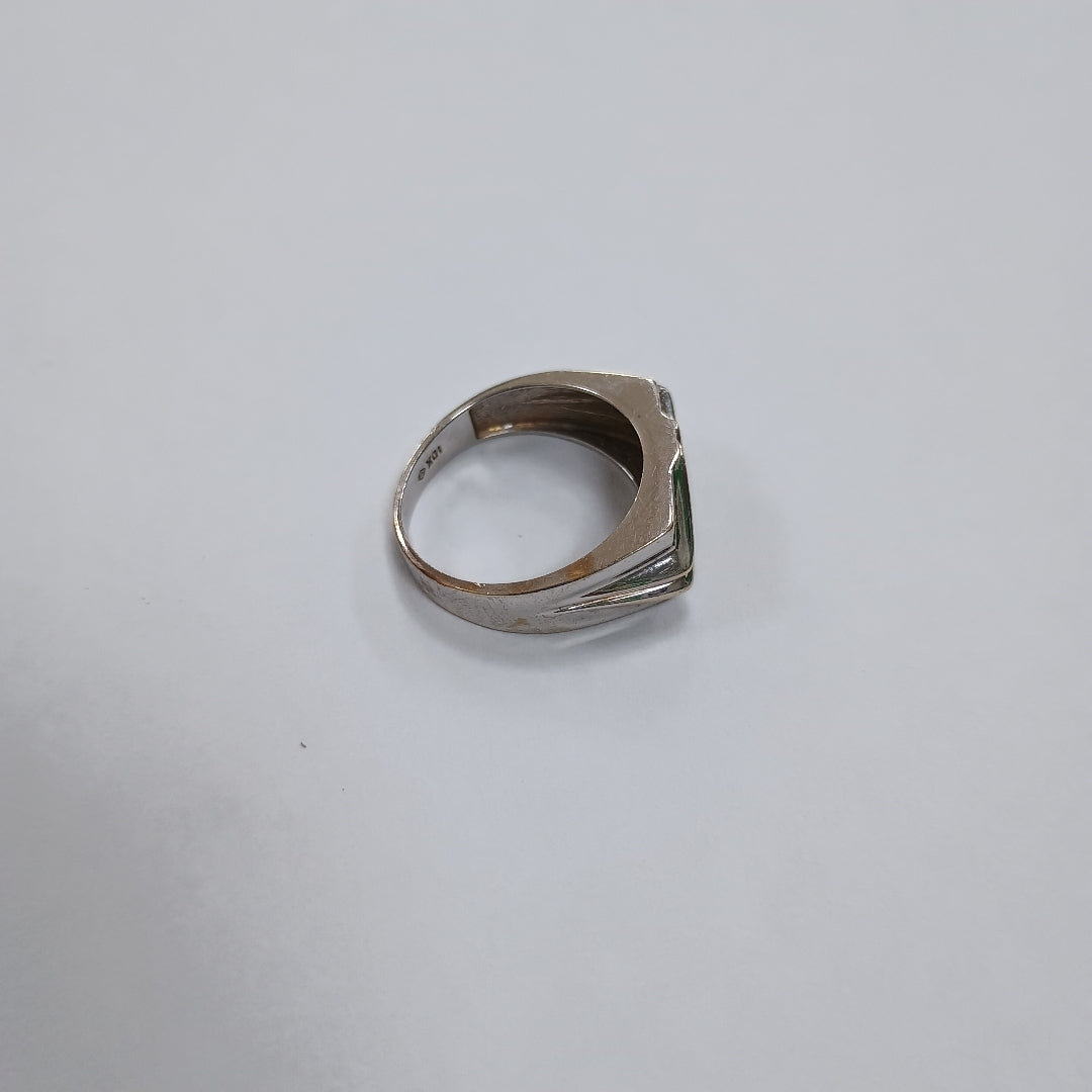 ANILLO ORO BLANCO 10 K 4,20 GRMS (SEMINUEVO)