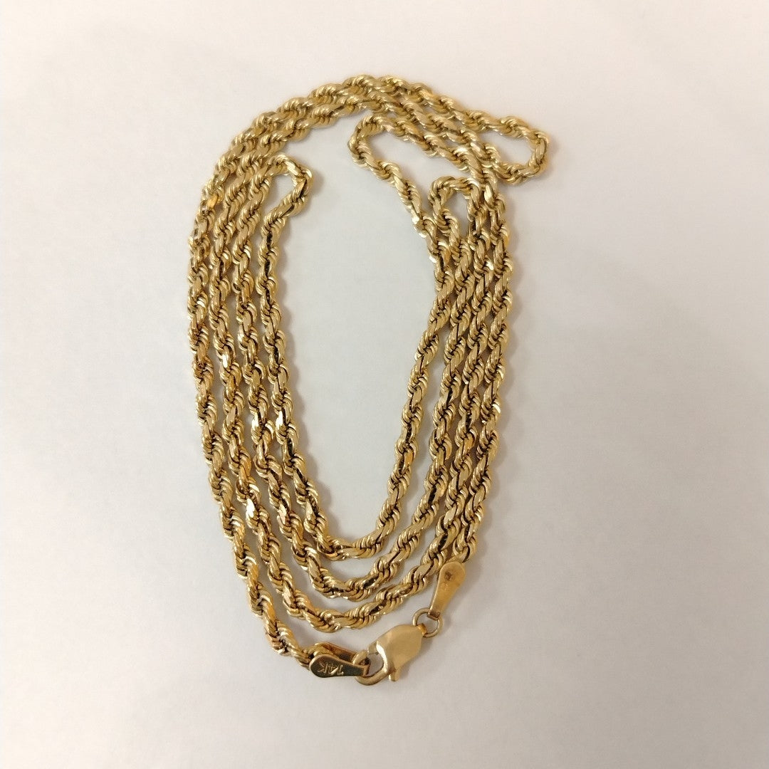 CADENA ORO 14 K 9 GRMS (SEMINUEVO)