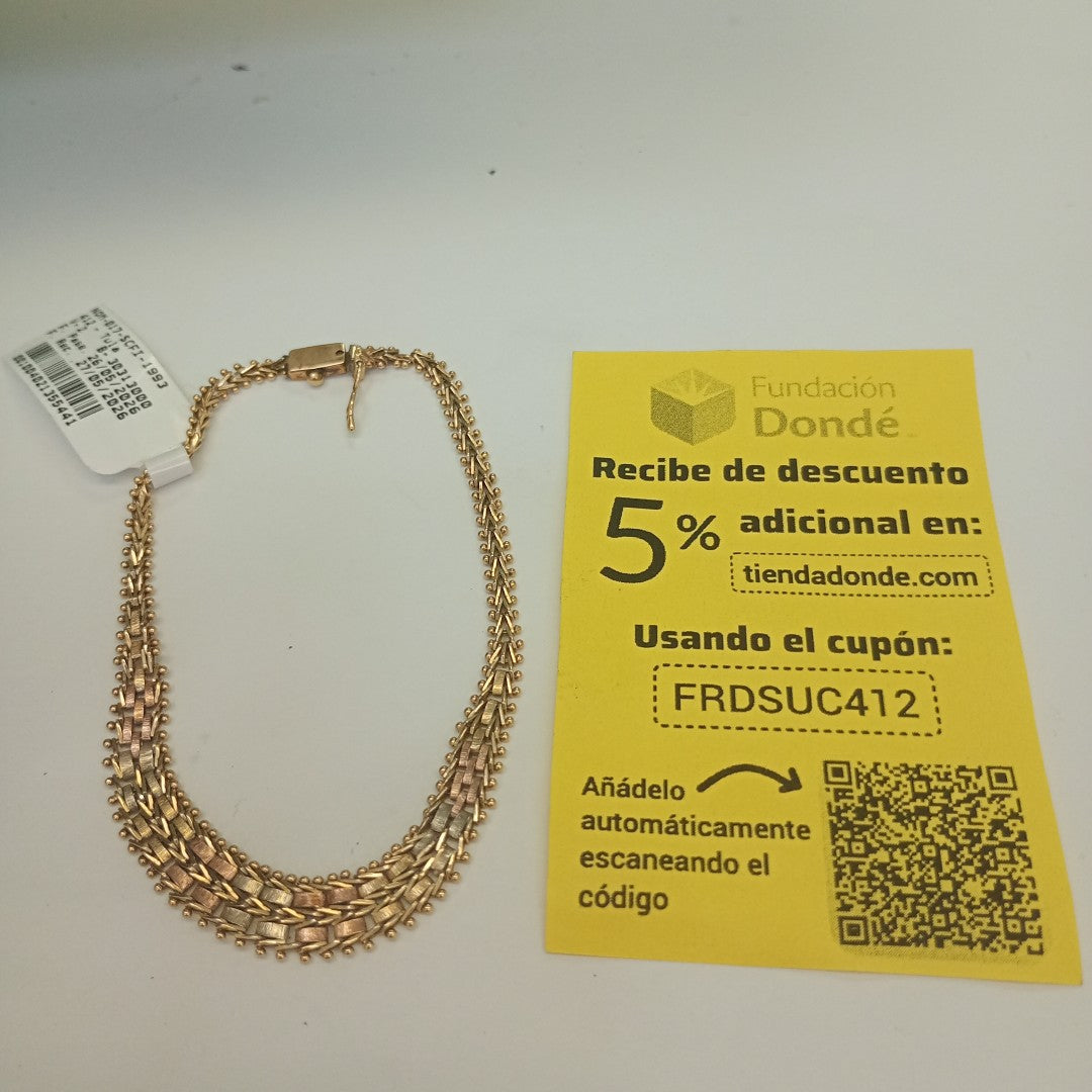 PULSERA ORO 14 K 7,10 GRMS (SEMINUEVO)