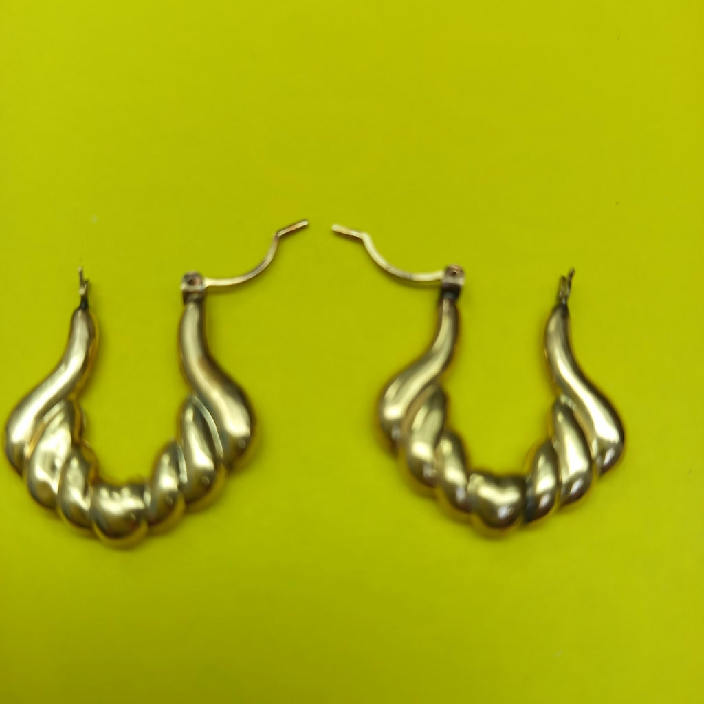 ARRACADAS PAR ORO 14 K 2.9 GRMS (SEMINUEVO)